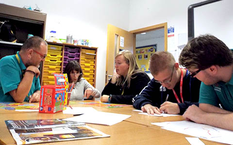 Students working in the Ormonde Centre