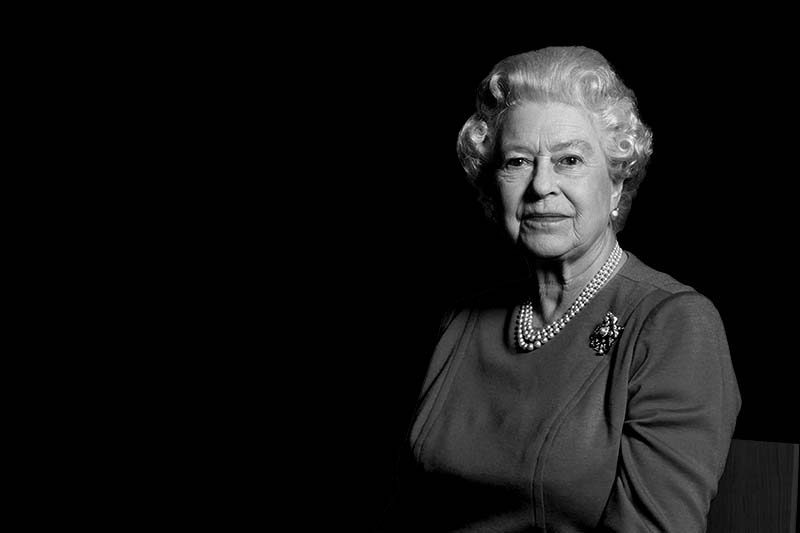 Portrait of HM Queen Elizabeth II