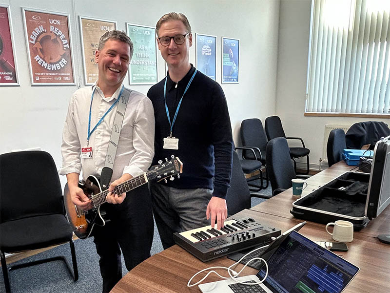 care home residents creatively engaged