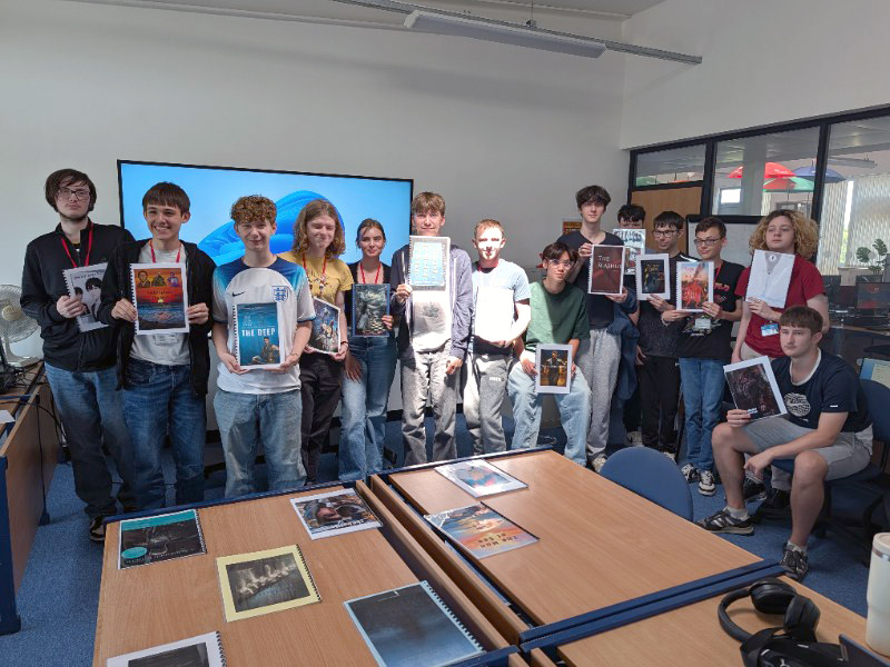 Students present their finished publications